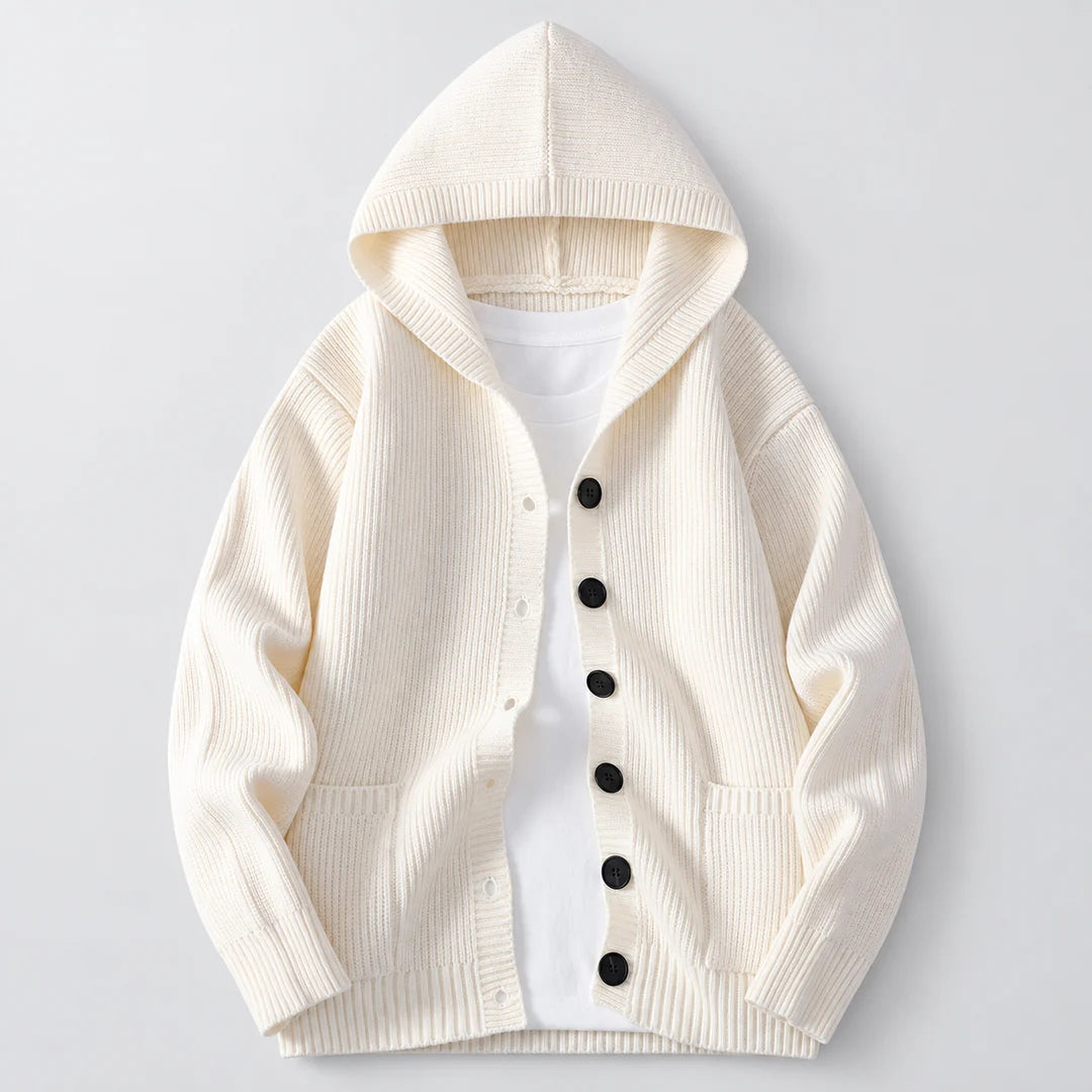 Harrison Hooded Knit Cardigan