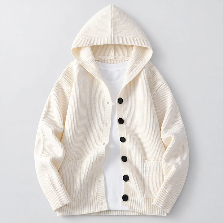 Harrison Hooded Knit Cardigan