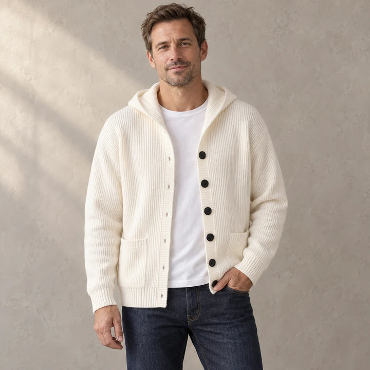 Harrison Hooded Knit Cardigan