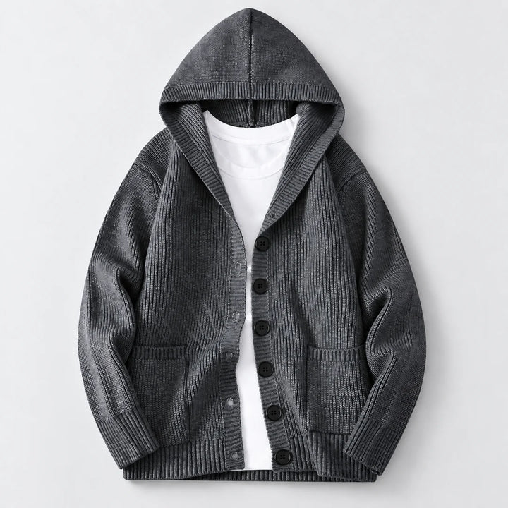 Harrison Hooded Knit Cardigan