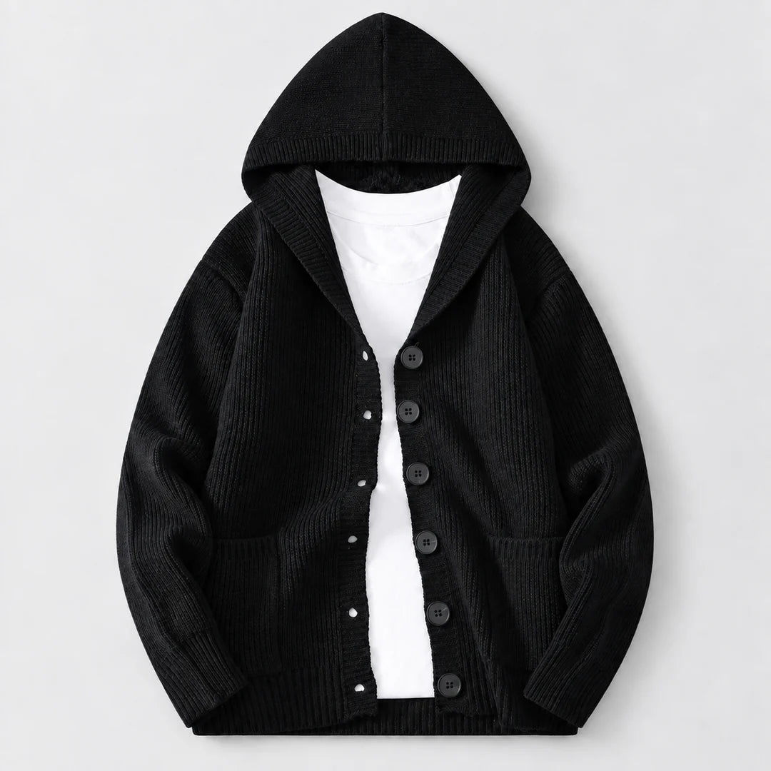 Harrison Hooded Knit Cardigan