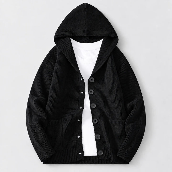 Harrison Hooded Knit Cardigan