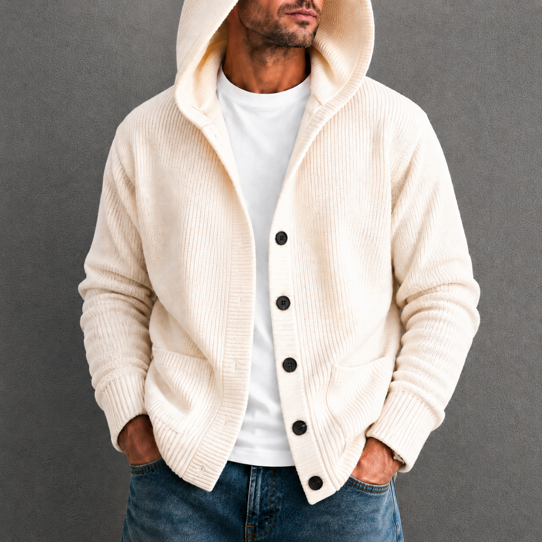 Hudson Hooded Knit Cardigan