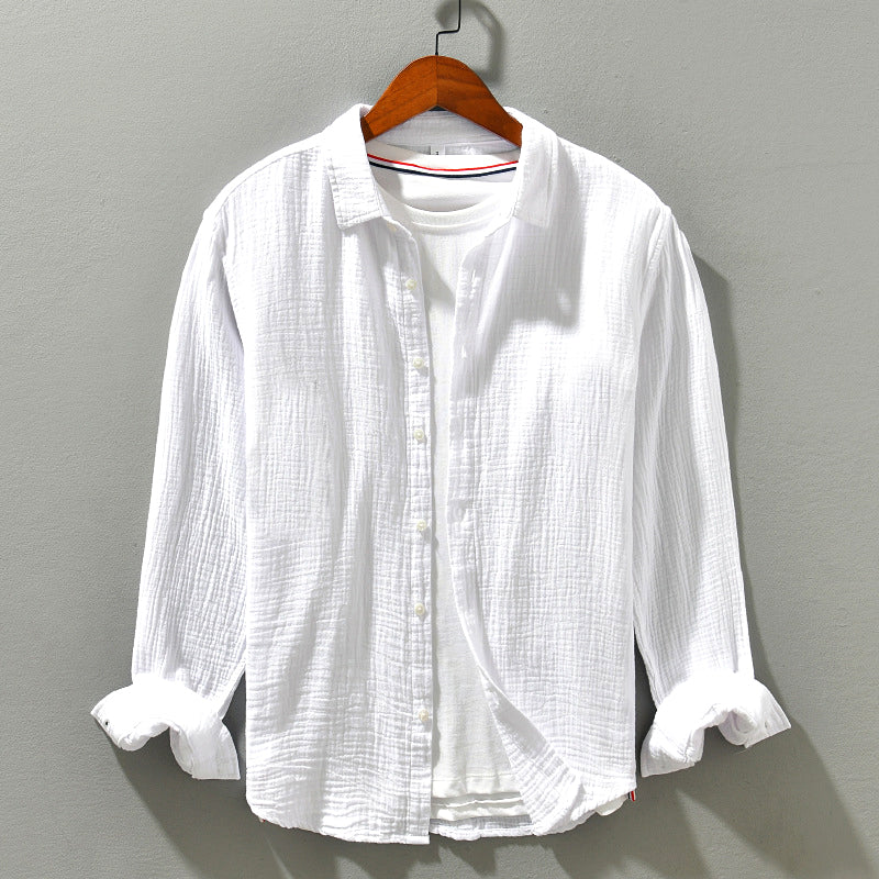 Wolfe Harlow Cotton-Gauze Shirt