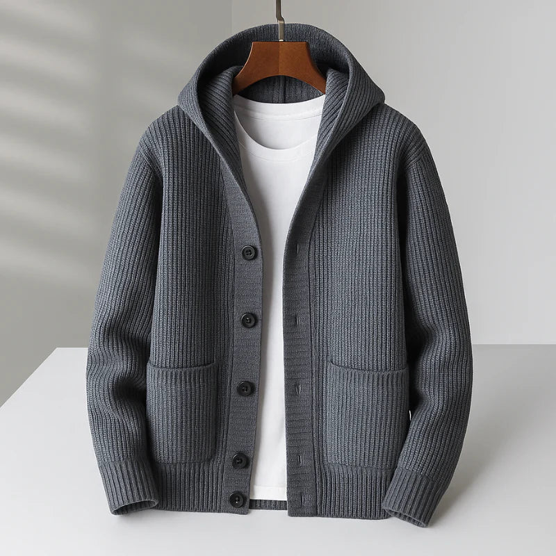 Hudson Hooded Knit Cardigan