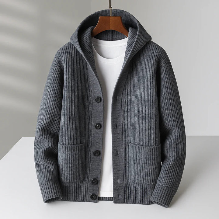 Hudson Hooded Knit Cardigan
