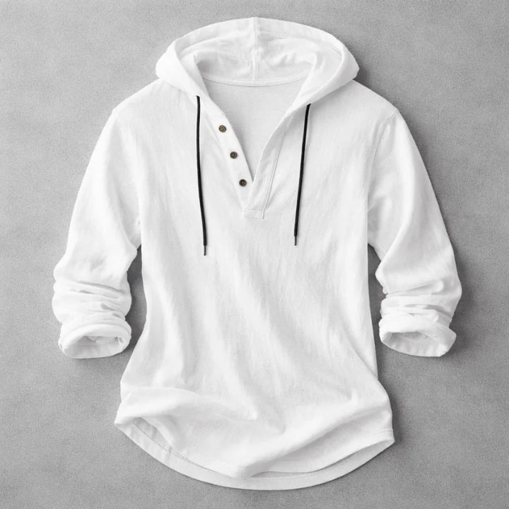 Colton Hooded Henley Shirt