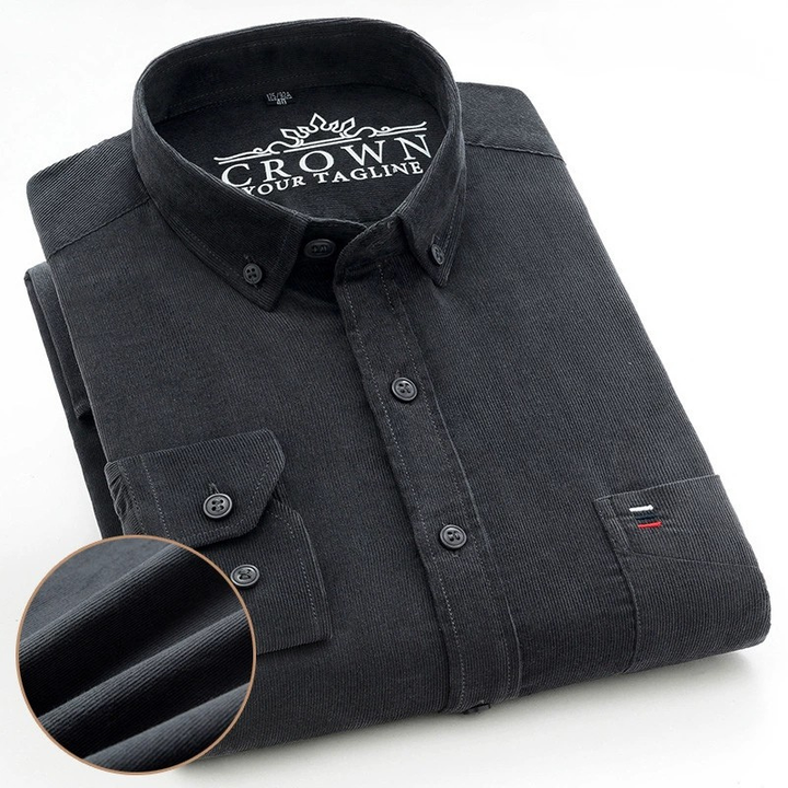 Charleston Pure Cotton-Corduroy Shirt