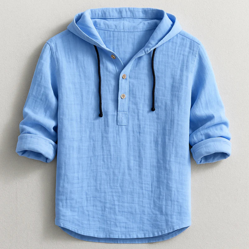 Harlow Hooded Henley Shirt