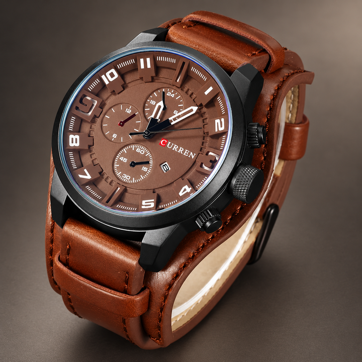 Curren Leather Chrono