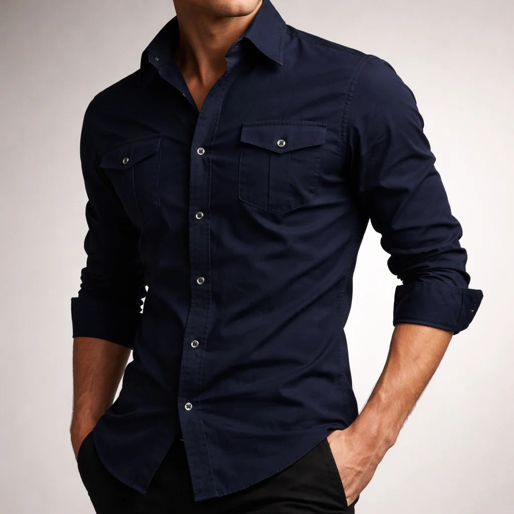 Harlow Garment-Washed Field Shirt