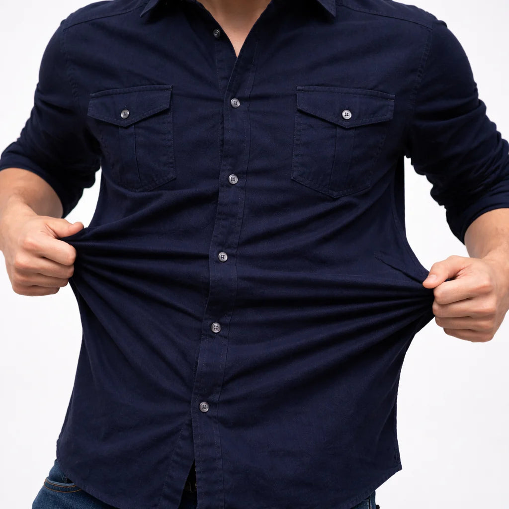Harlow Garment-Washed Field Shirt