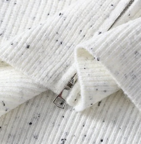 Lennox Marled Zip Cardigan