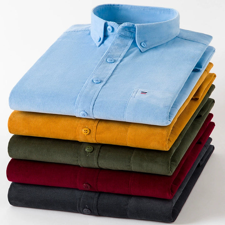Charleston Pure Cotton-Corduroy Shirt