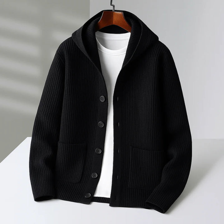 Hudson Hooded Knit Cardigan