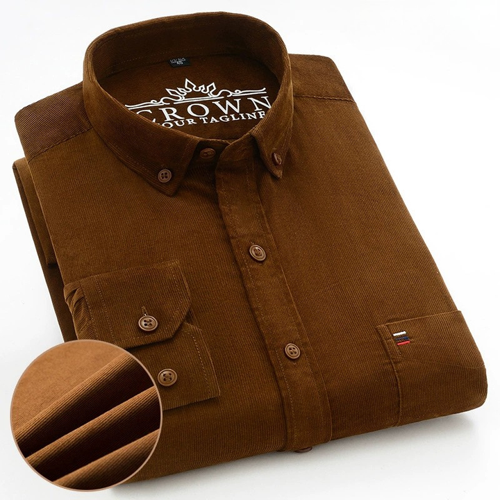 Charleston Pure Cotton-Corduroy Shirt