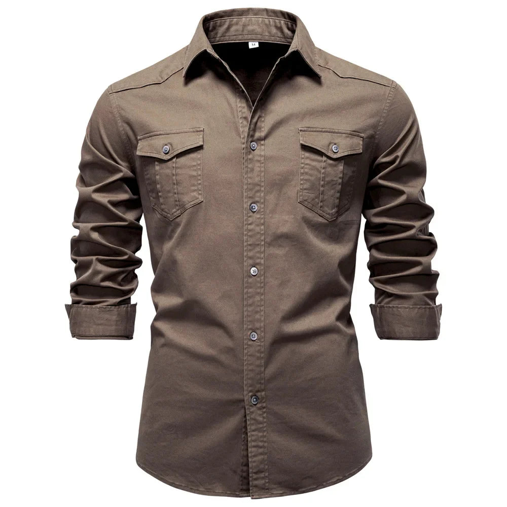 Harlow Garment-Washed Field Shirt