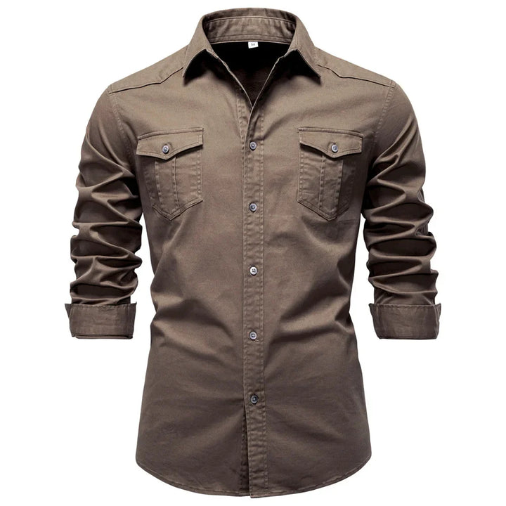 Harlow Garment-Washed Field Shirt