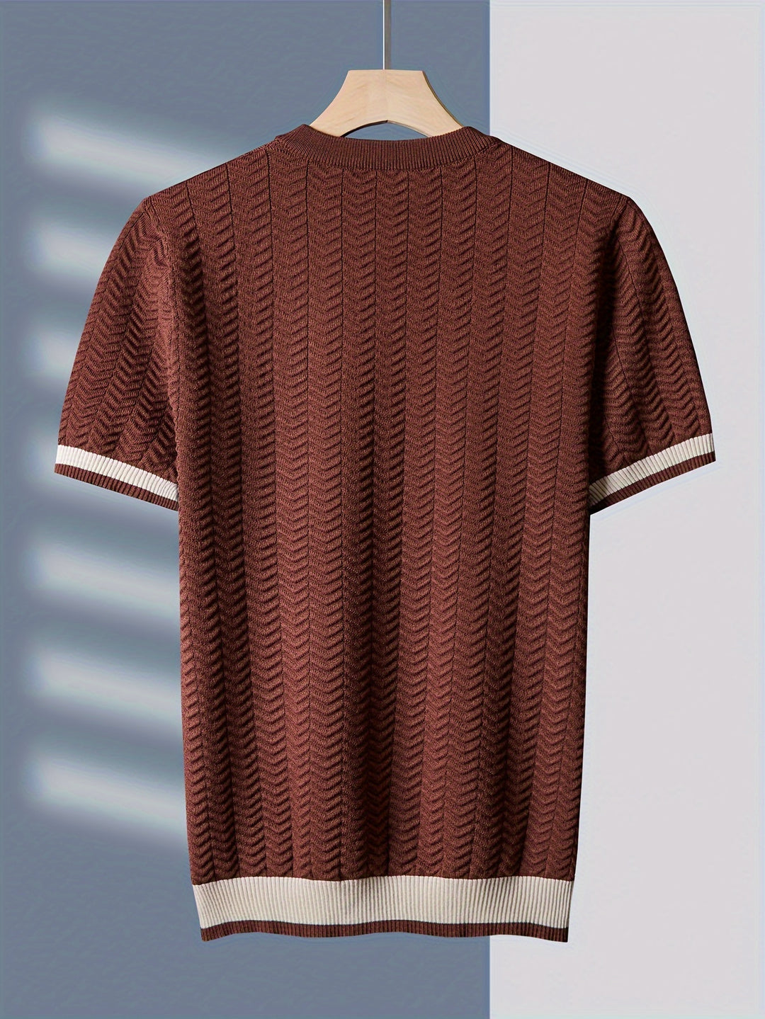 Jace Jacquard Knit Tee