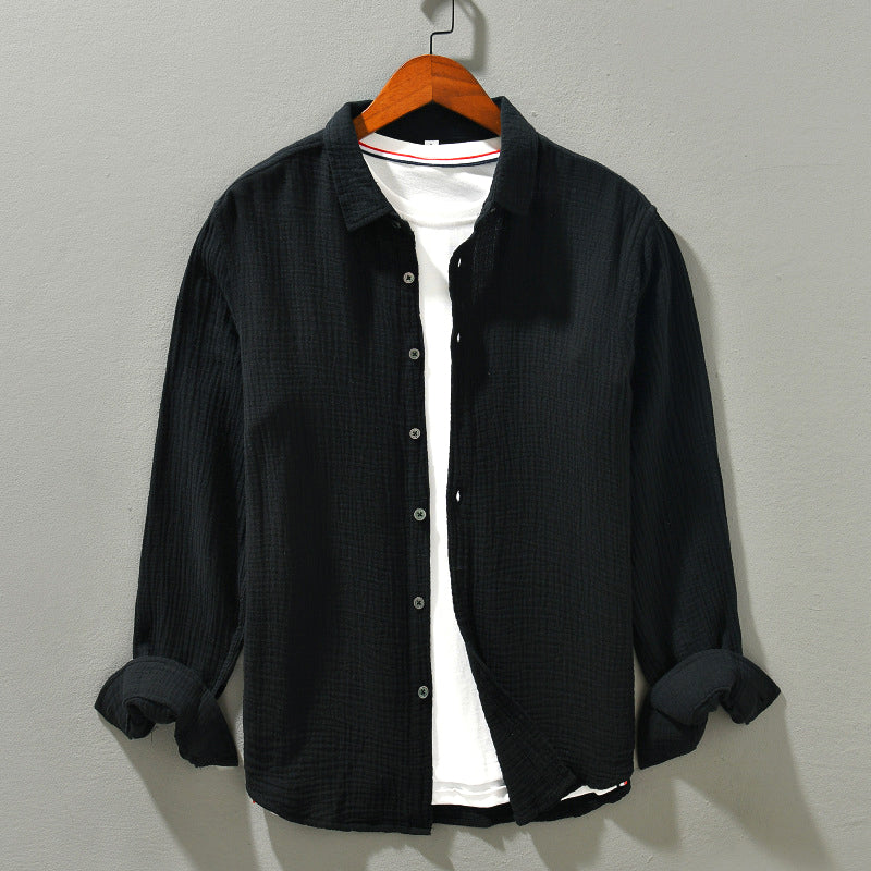 Wolfe Harlow Cotton-Gauze Shirt