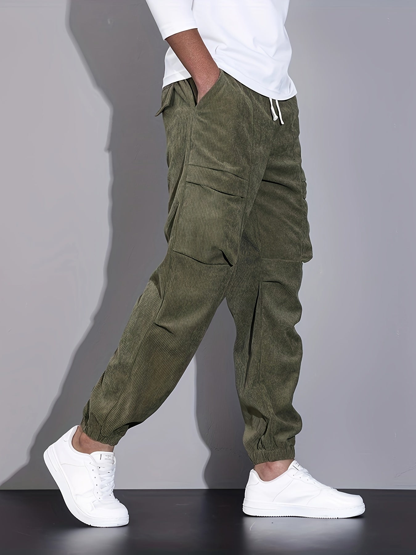 SUGARHILL CORDUROY ARMY CARGO PANTS McKinley Corduroy Cargos