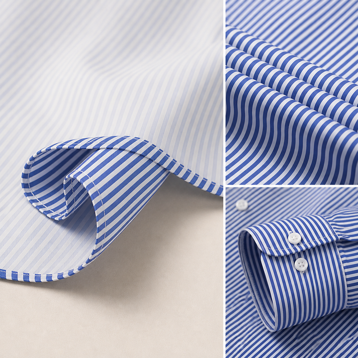Stirling Pinstripe Stretch Shirt