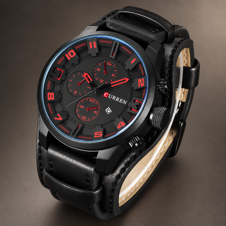 Curren Leather Chrono