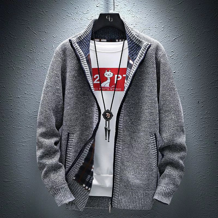 Helsinki Knitted Zip Jacket