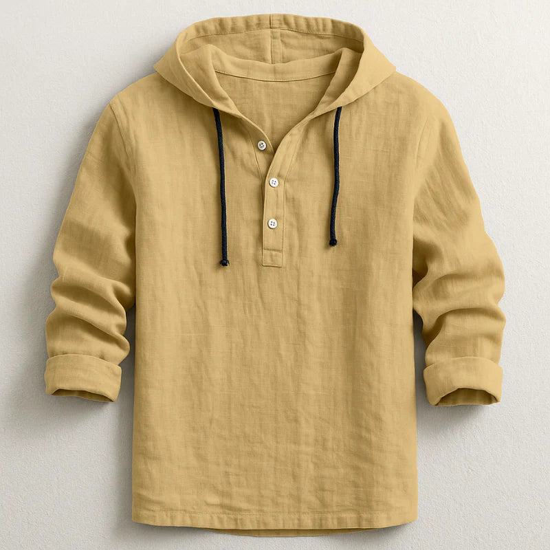 Harlow Hooded Henley Shirt