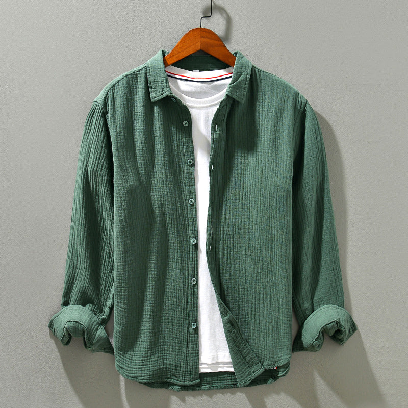 Wolfe Harlow Cotton-Gauze Shirt