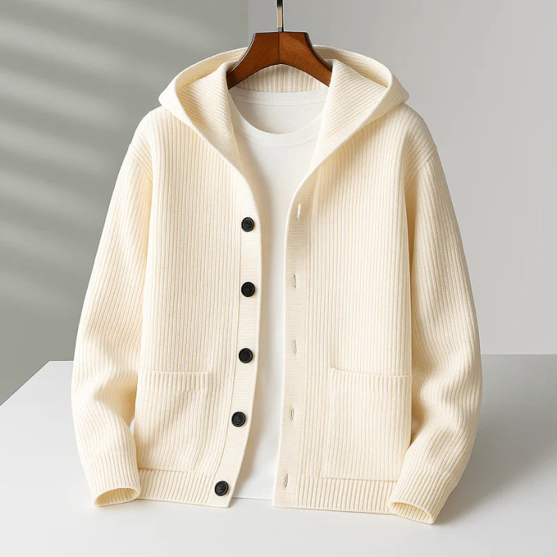Hudson Hooded Knit Cardigan