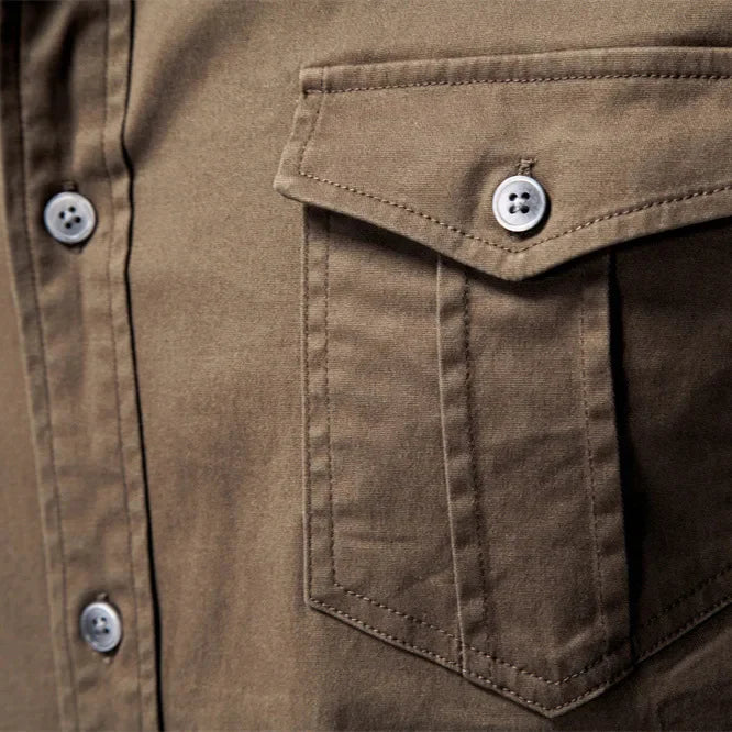 Harlow Garment-Washed Field Shirt
