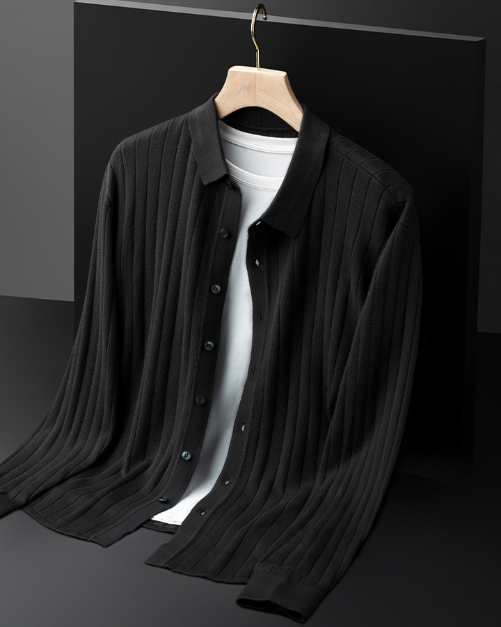 Dalton Ribbed Knit Cardigan