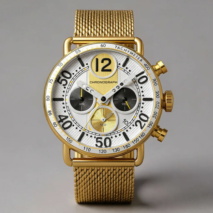 Monaco Azure Chronograph — 44mm