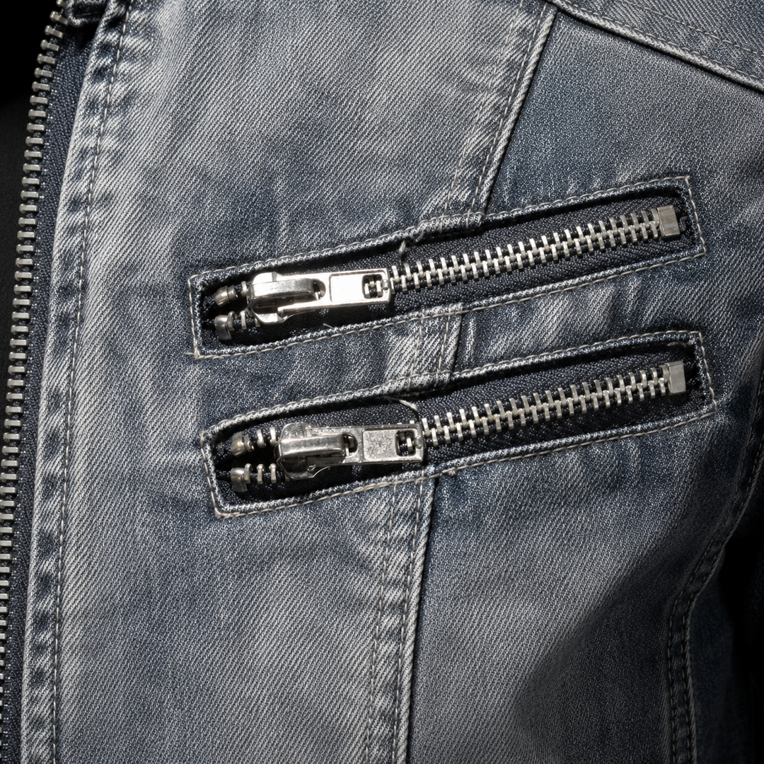 Duke Sandblasted Denim Jacket