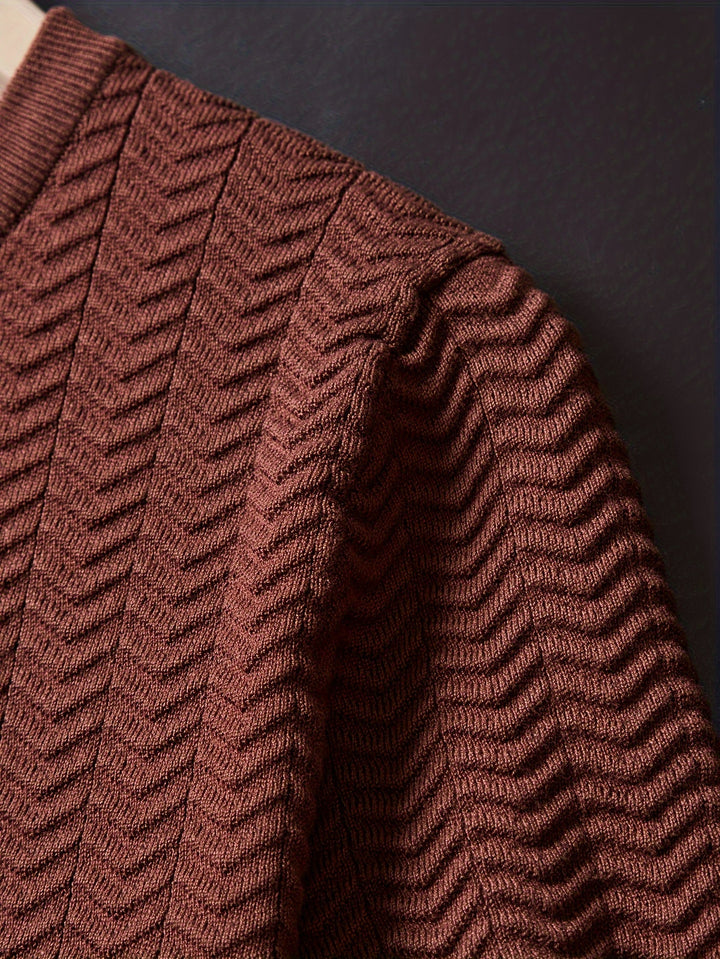 Jace Jacquard Knit Tee