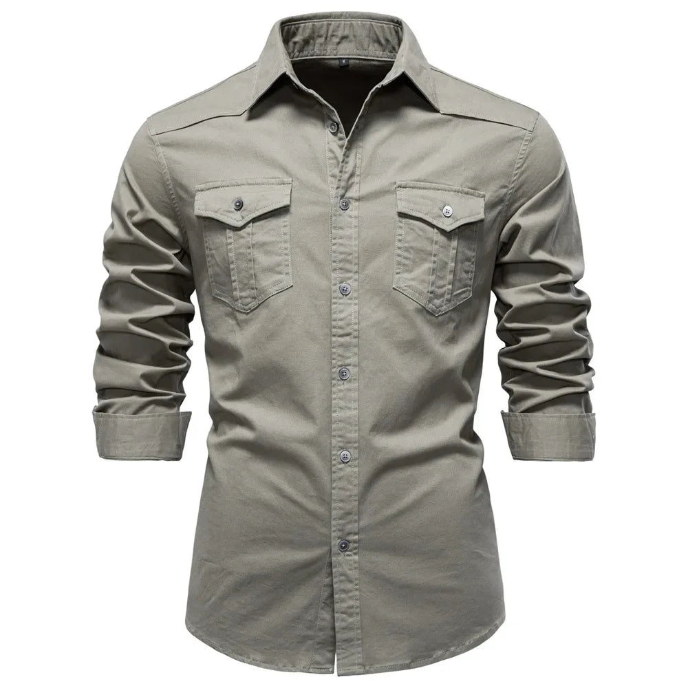 Harlow Garment-Washed Field Shirt
