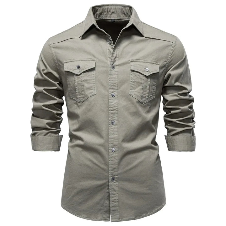 Harlow Garment-Washed Field Shirt