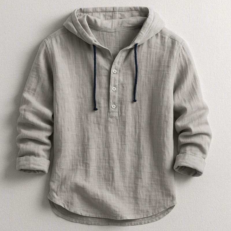 Harlow Hooded Henley Shirt
