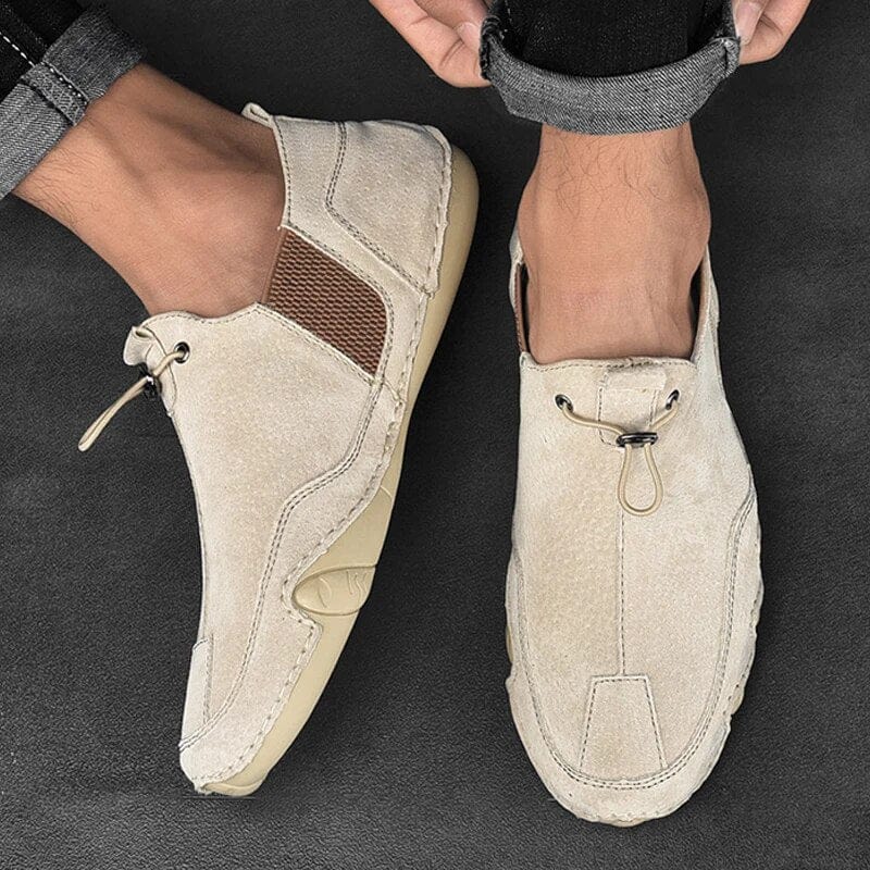 Rafael Voyage Leather Slip-Ons