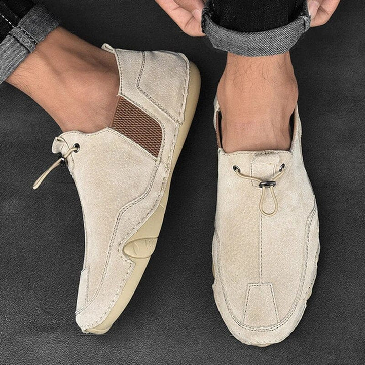 Rafael Voyage Leather Slip-Ons