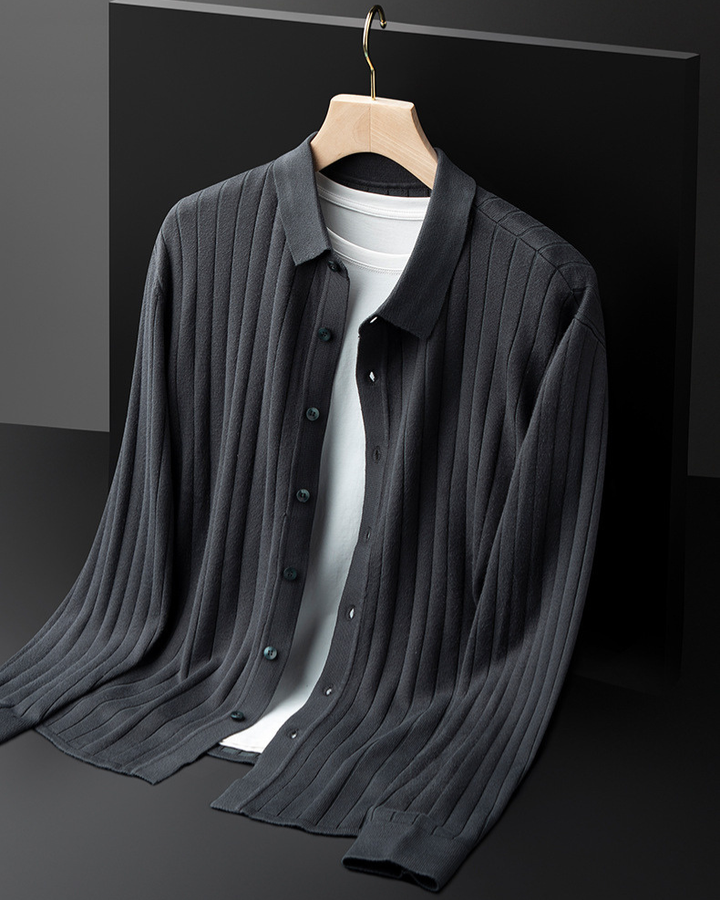 Dalton Ribbed Knit Cardigan