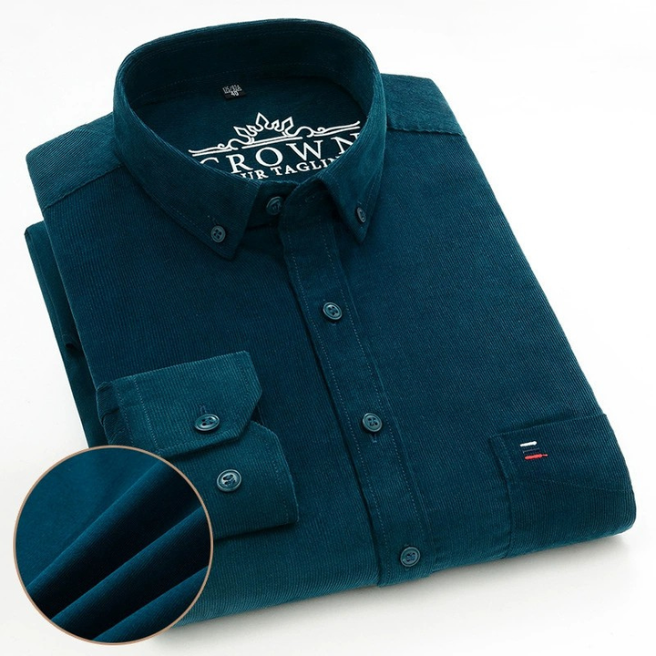 Charleston Pure Cotton-Corduroy Shirt
