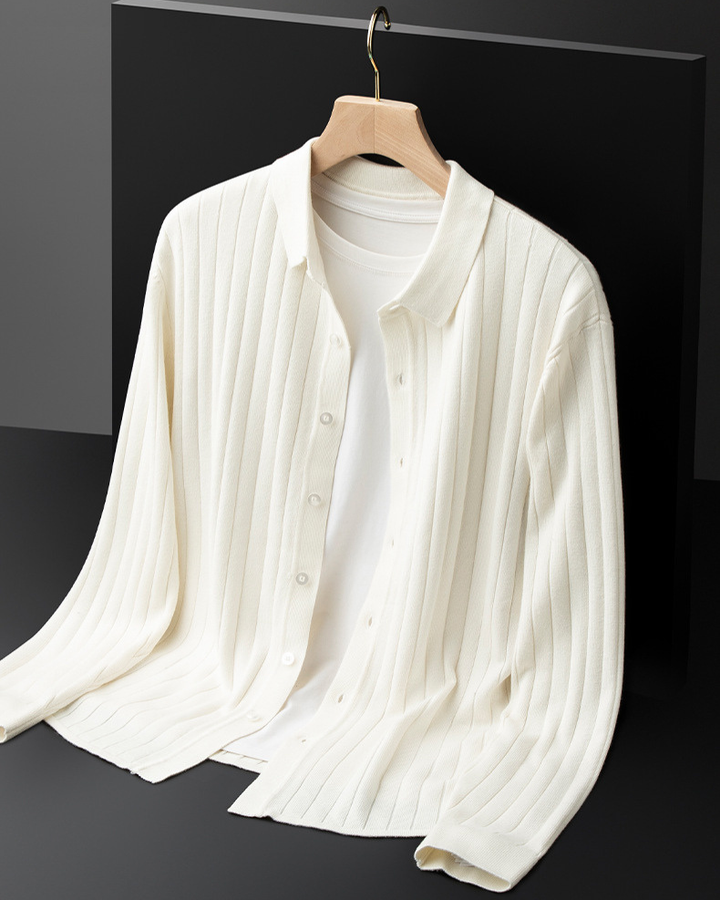 Dalton Ribbed Knit Cardigan