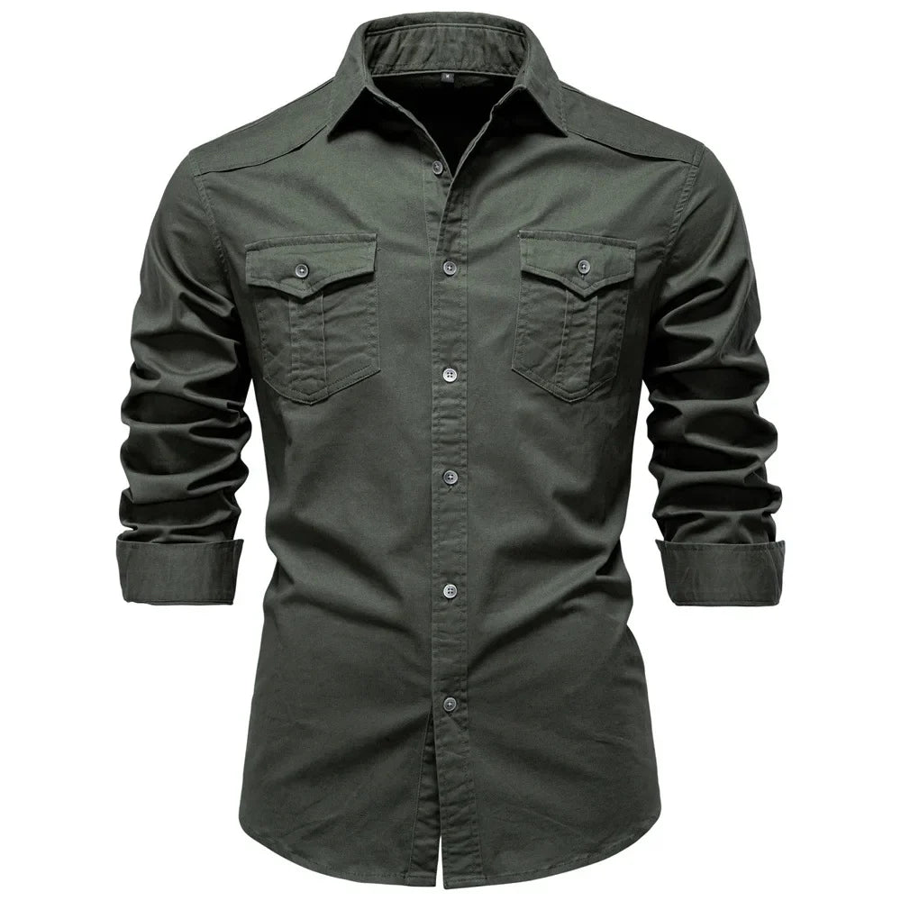 Harlow Garment-Washed Field Shirt