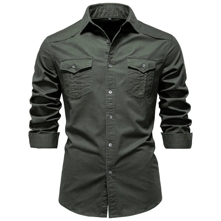 Harlow Garment-Washed Field Shirt