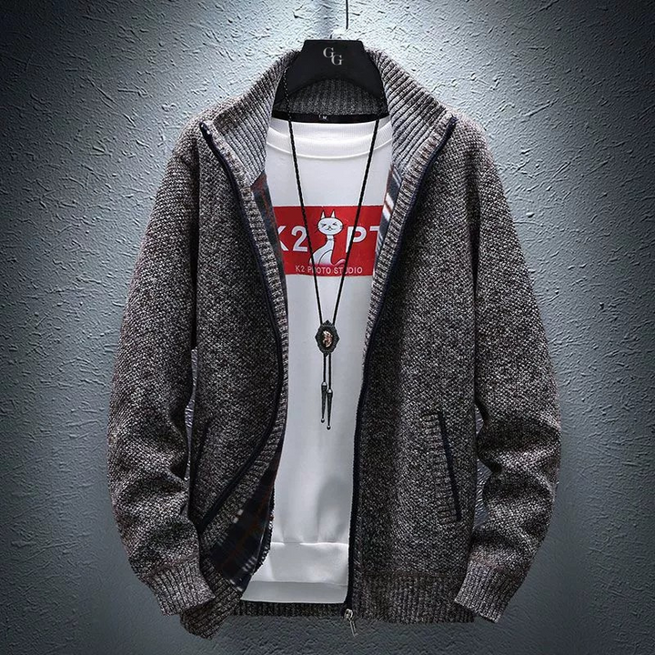 Helsinki Knitted Zip Jacket