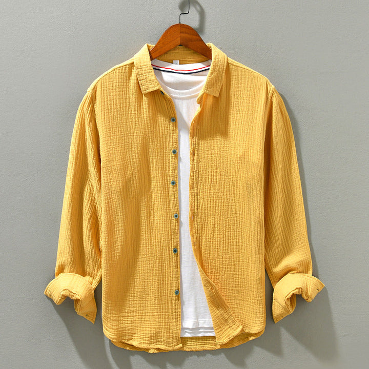 Wolfe Harlow Cotton-Gauze Shirt