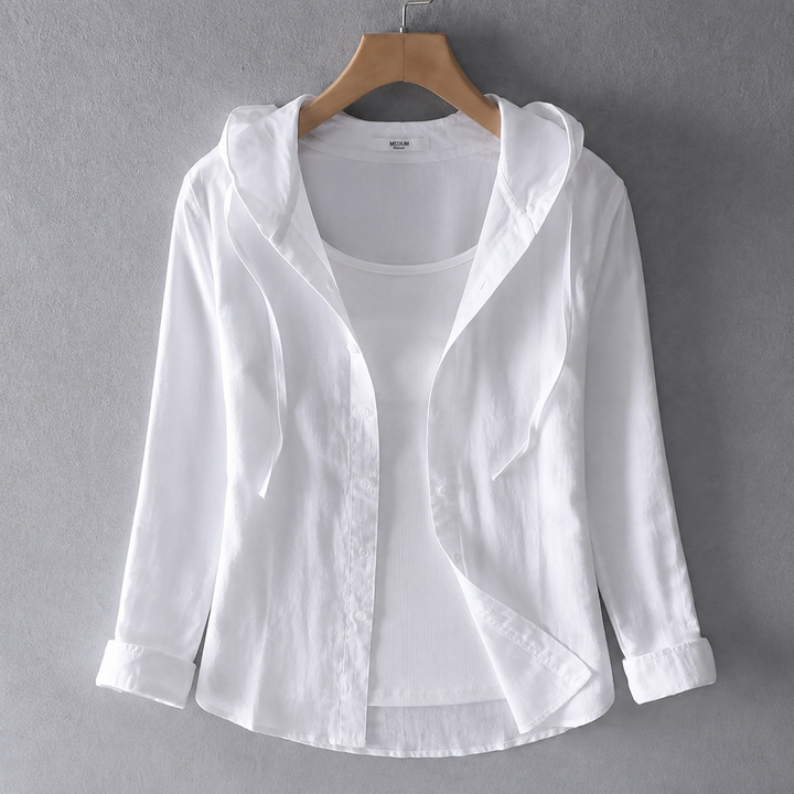 Camille Linen Hoodie