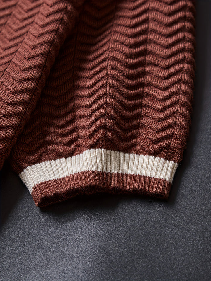 Jace Jacquard Knit Tee
